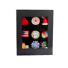9 Piece Black Keepsake Box