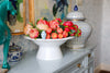 Pinstripes Melamine Shallow Bowl