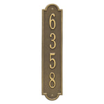 Richmond Vertical Standard Wall Address Plaque
