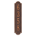 Richmond Vertical Standard Wall Address Plaque