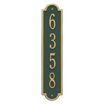 Richmond Vertical Standard Wall Address Plaque