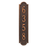 Richmond Vertical Standard Wall Address Plaque