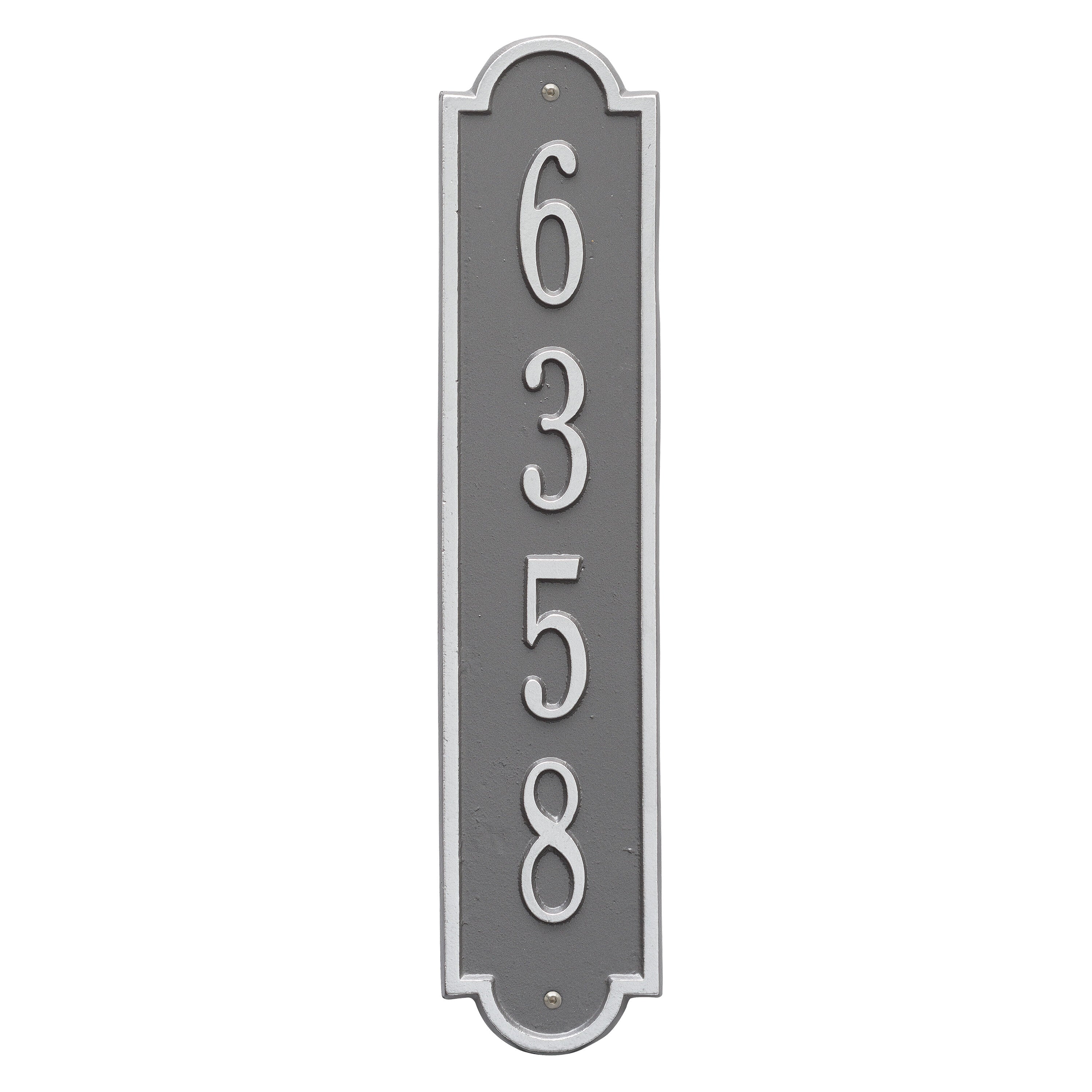 Richmond Vertical Standard Wall Address Plaque