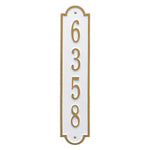 Richmond Vertical Standard Wall Address Plaque