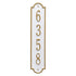 Richmond Vertical Standard Wall Address Plaque