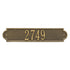 Richmond Horizontal Wall Address Plaque