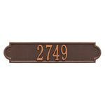 Richmond Horizontal Wall Address Plaque