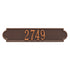 Richmond Horizontal Wall Address Plaque