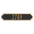 Richmond Horizontal Wall Address Plaque