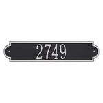 Richmond Horizontal Wall Address Plaque