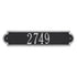 Richmond Horizontal Wall Address Plaque