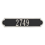 Richmond Horizontal Wall Address Plaque