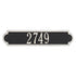 Richmond Horizontal Wall Address Plaque