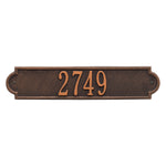 Richmond Horizontal Wall Address Plaque