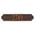 Richmond Horizontal Wall Address Plaque