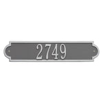 Richmond Horizontal Wall Address Plaque