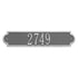 Richmond Horizontal Wall Address Plaque