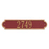 Richmond Horizontal Wall Address Plaque