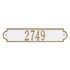 Richmond Horizontal Wall Address Plaque