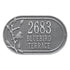 Woodridge Bird Oval Wall Address Plaque