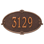 Montecarlo Standard Wall Address Plaque