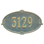 Montecarlo Standard Wall Address Plaque