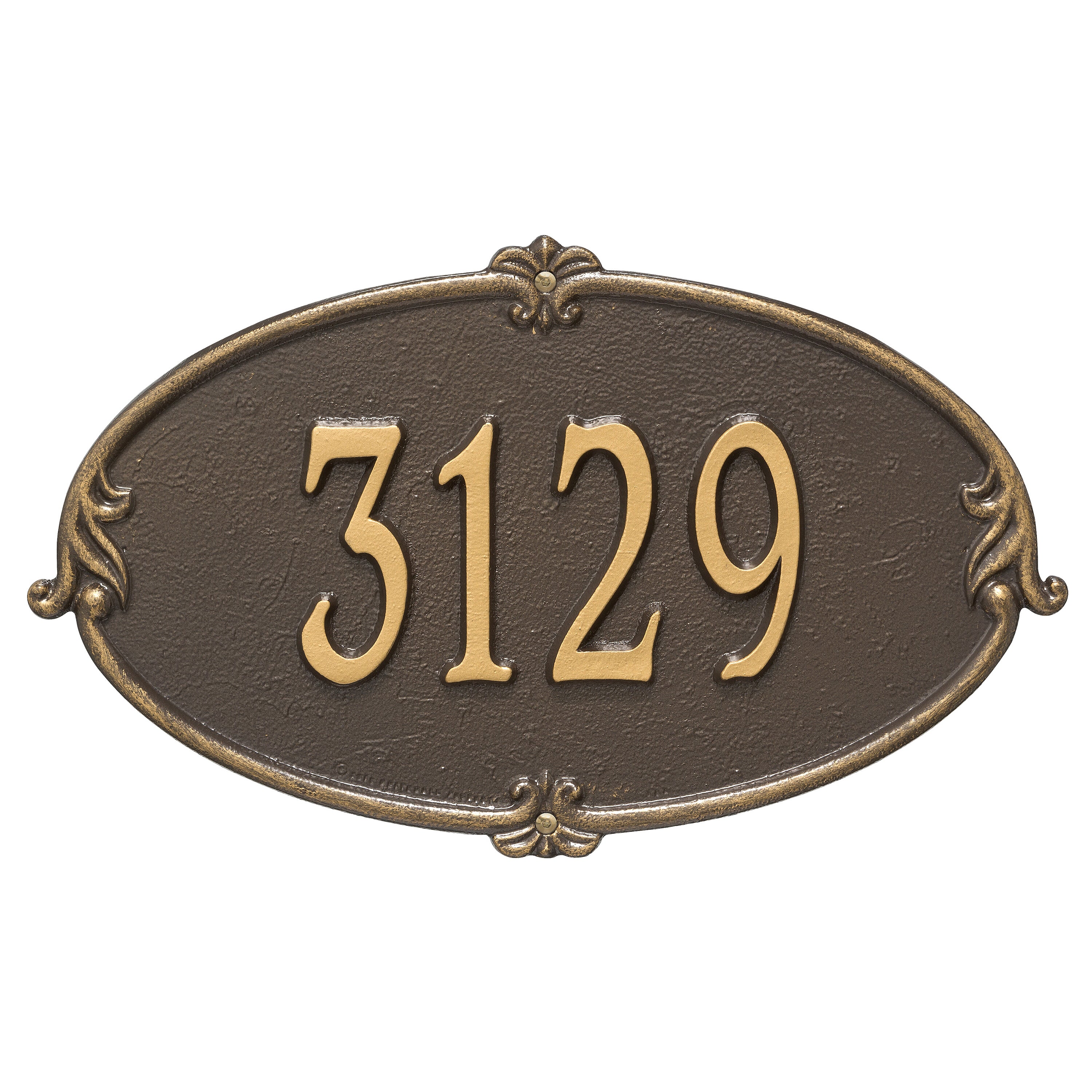 Montecarlo Standard Wall Address Plaque
