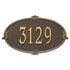 Montecarlo Standard Wall Address Plaque