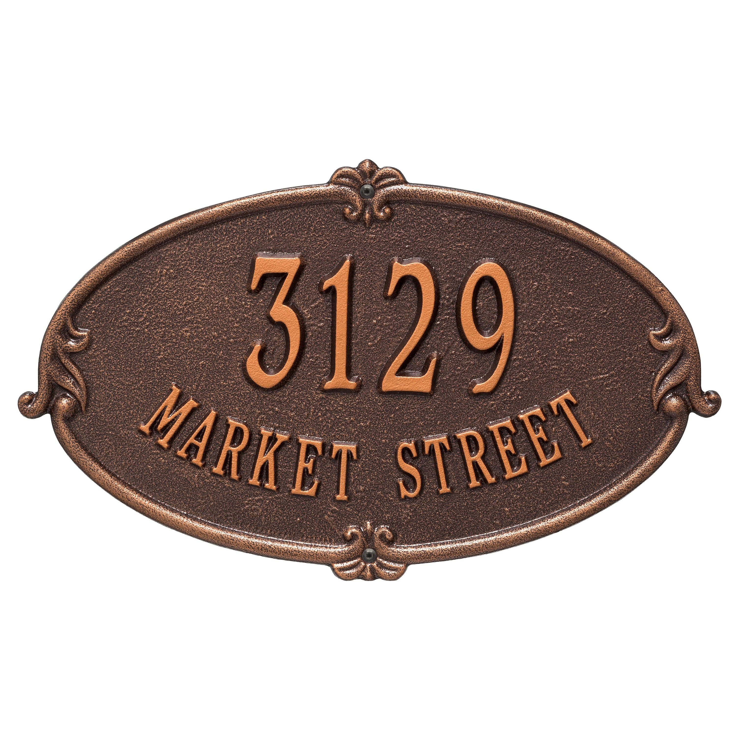 Montecarlo Standard Wall Address Plaque