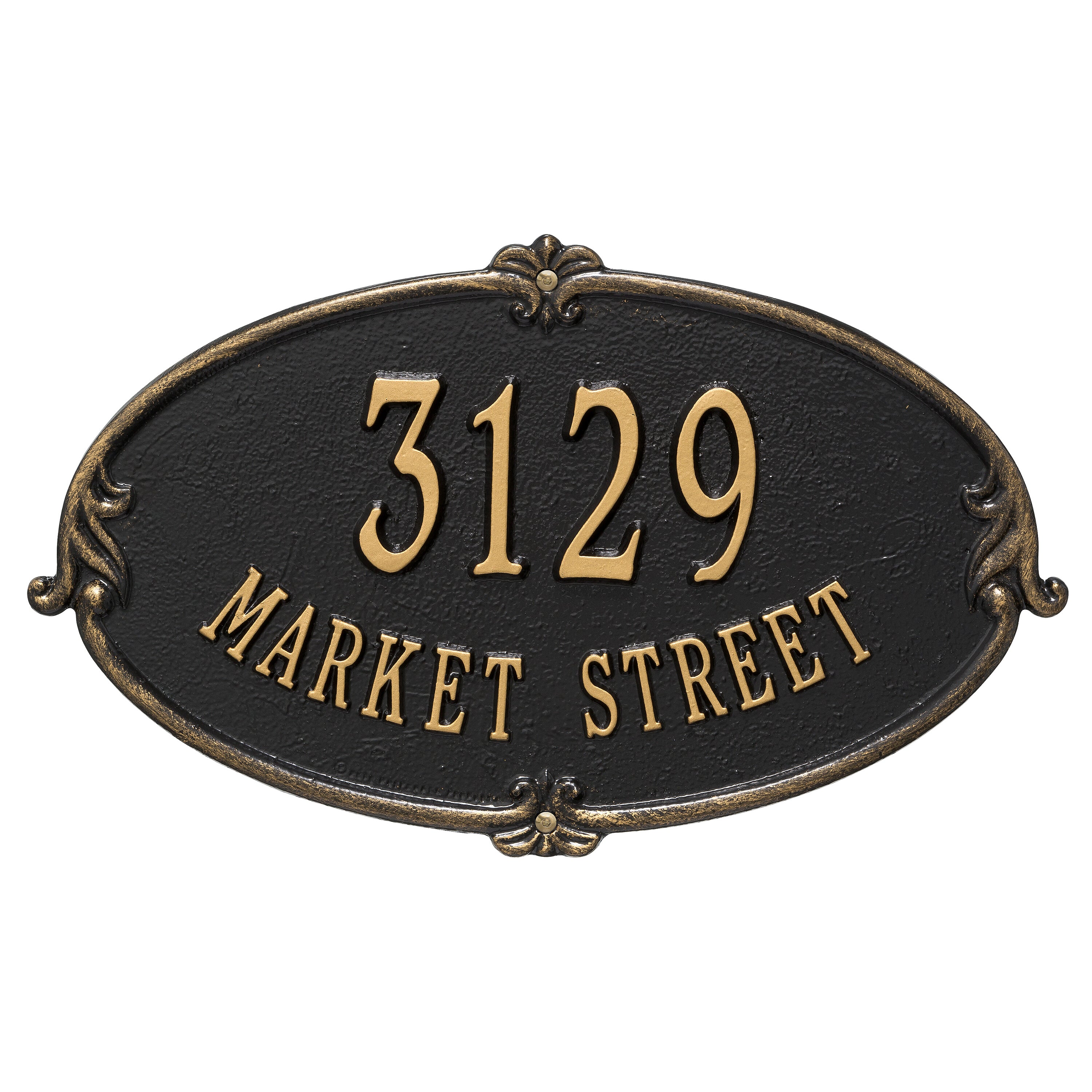 Montecarlo Standard Wall Address Plaque
