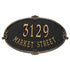 Montecarlo Standard Wall Address Plaque