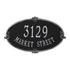 Montecarlo Standard Wall Address Plaque