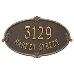 Montecarlo Standard Wall Address Plaque