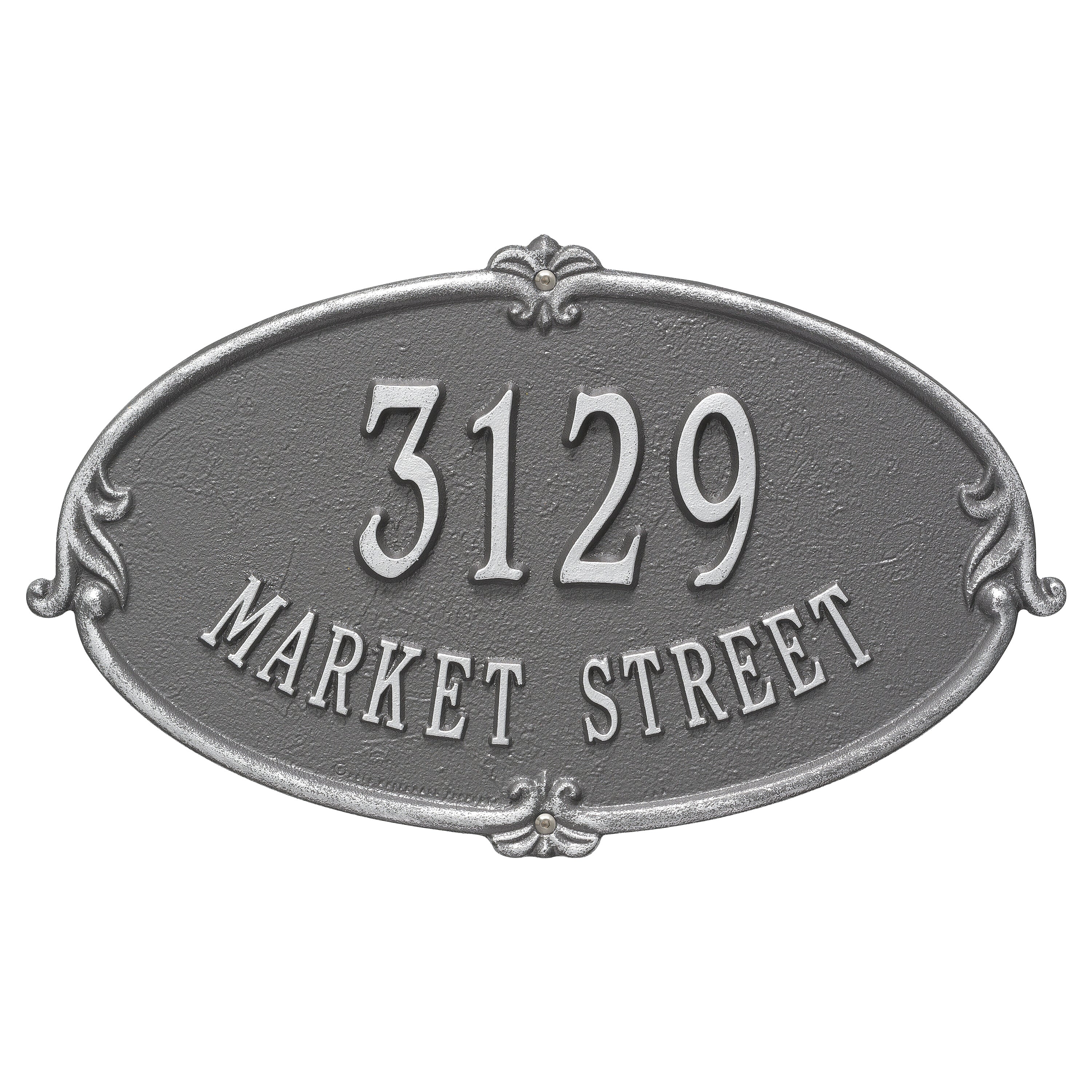 Montecarlo Standard Wall Address Plaque