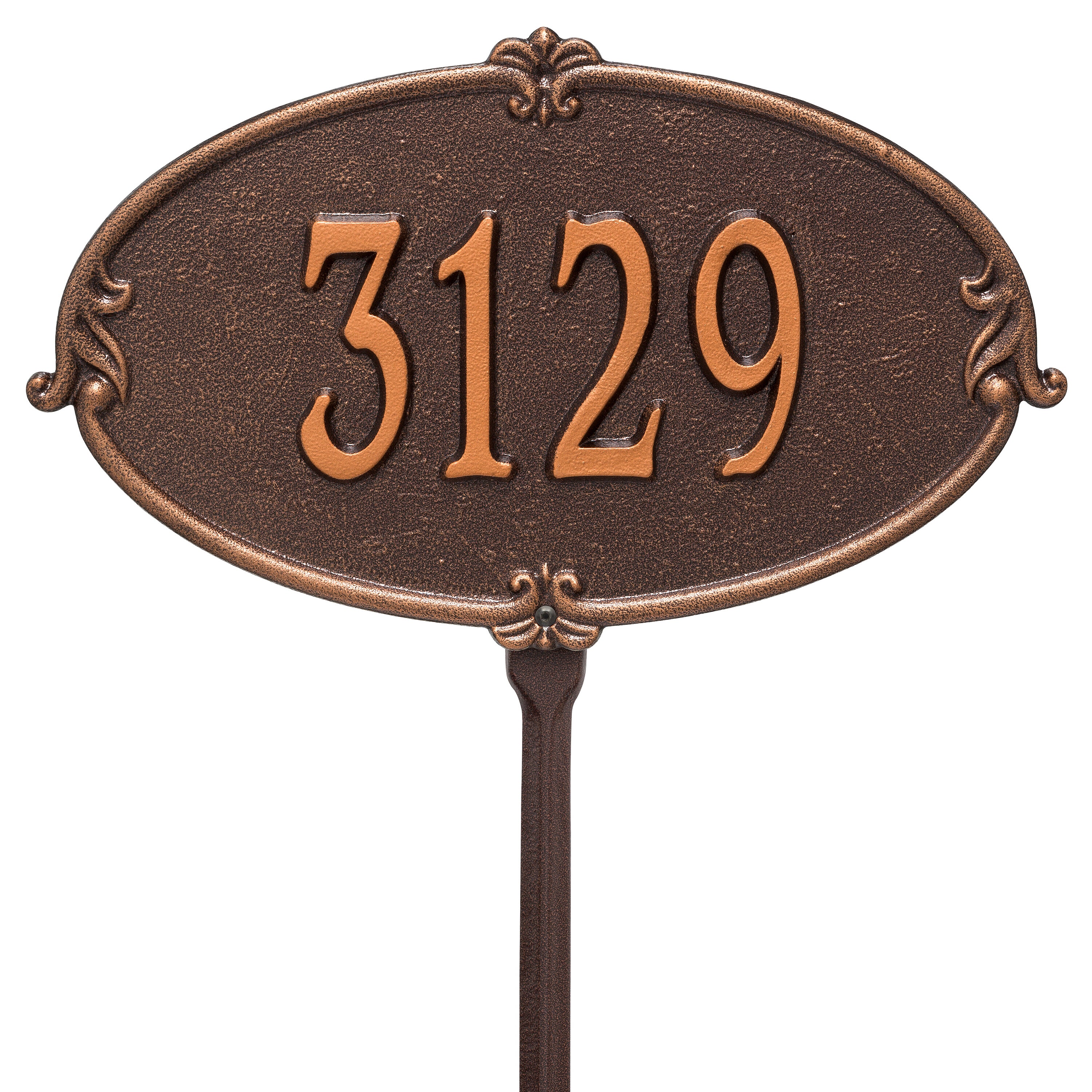 Montecarlo Standard Lawn Address Plaque