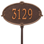 Montecarlo Standard Lawn Address Plaque