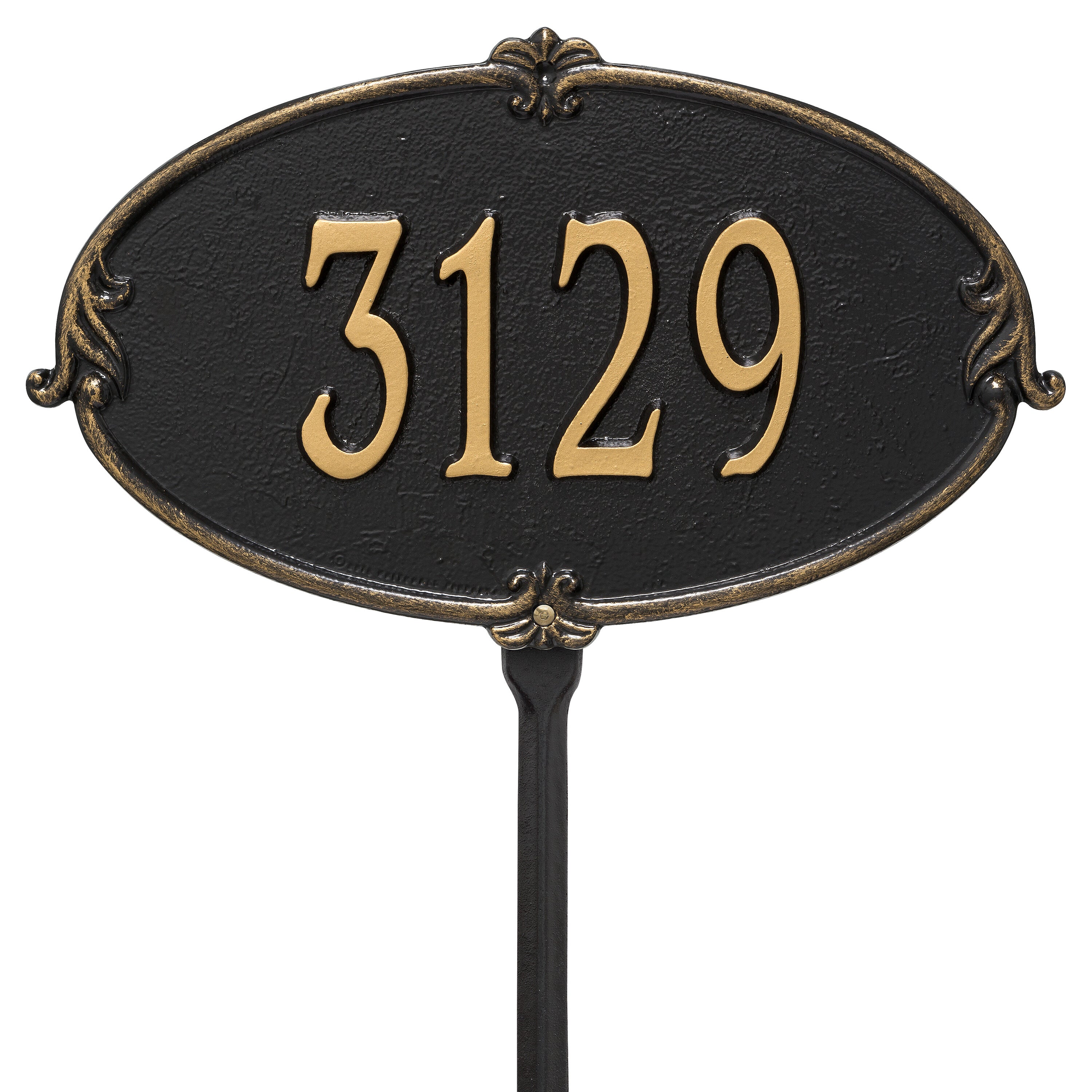 Montecarlo Standard Lawn Address Plaque