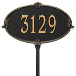 Montecarlo Standard Lawn Address Plaque