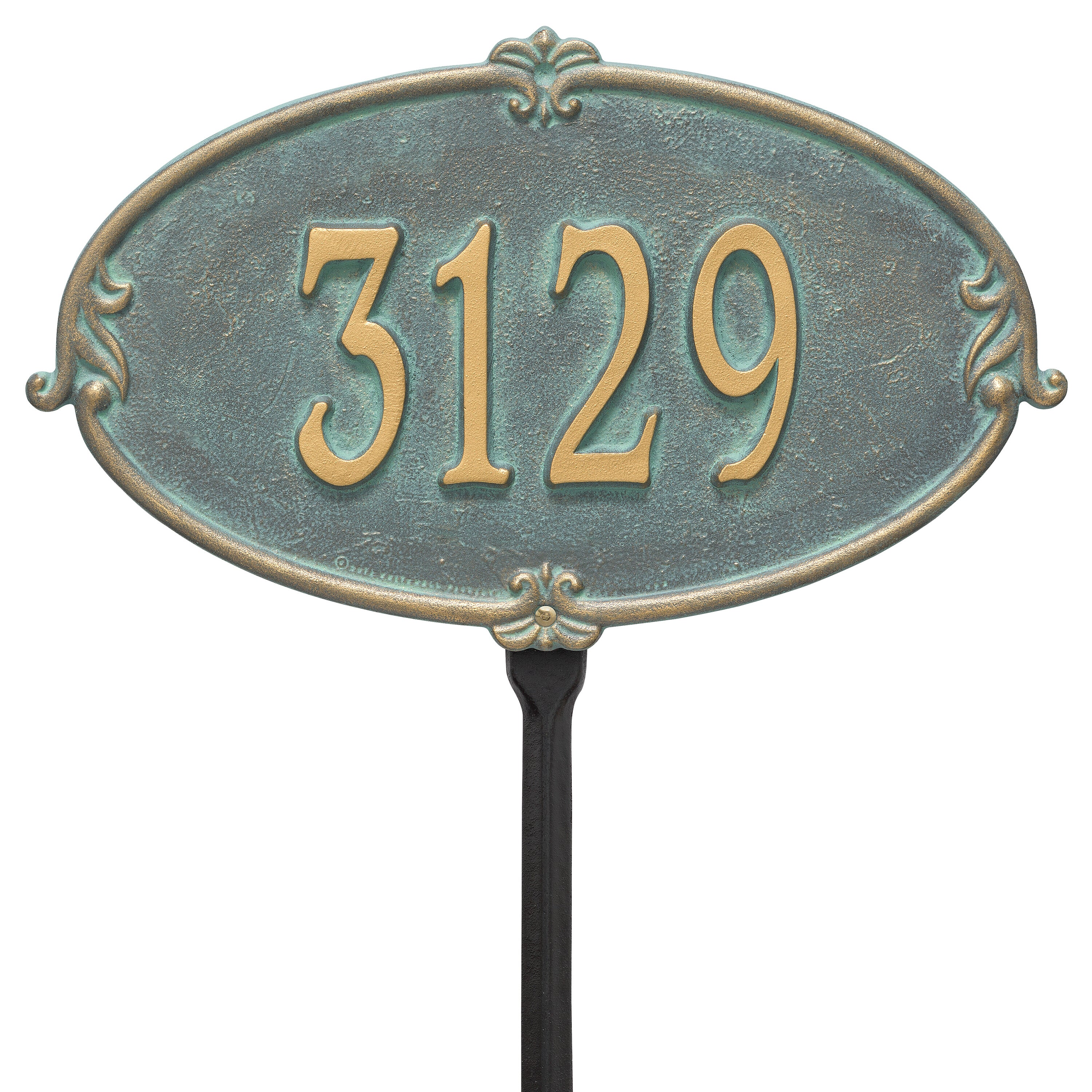 Montecarlo Standard Lawn Address Plaque