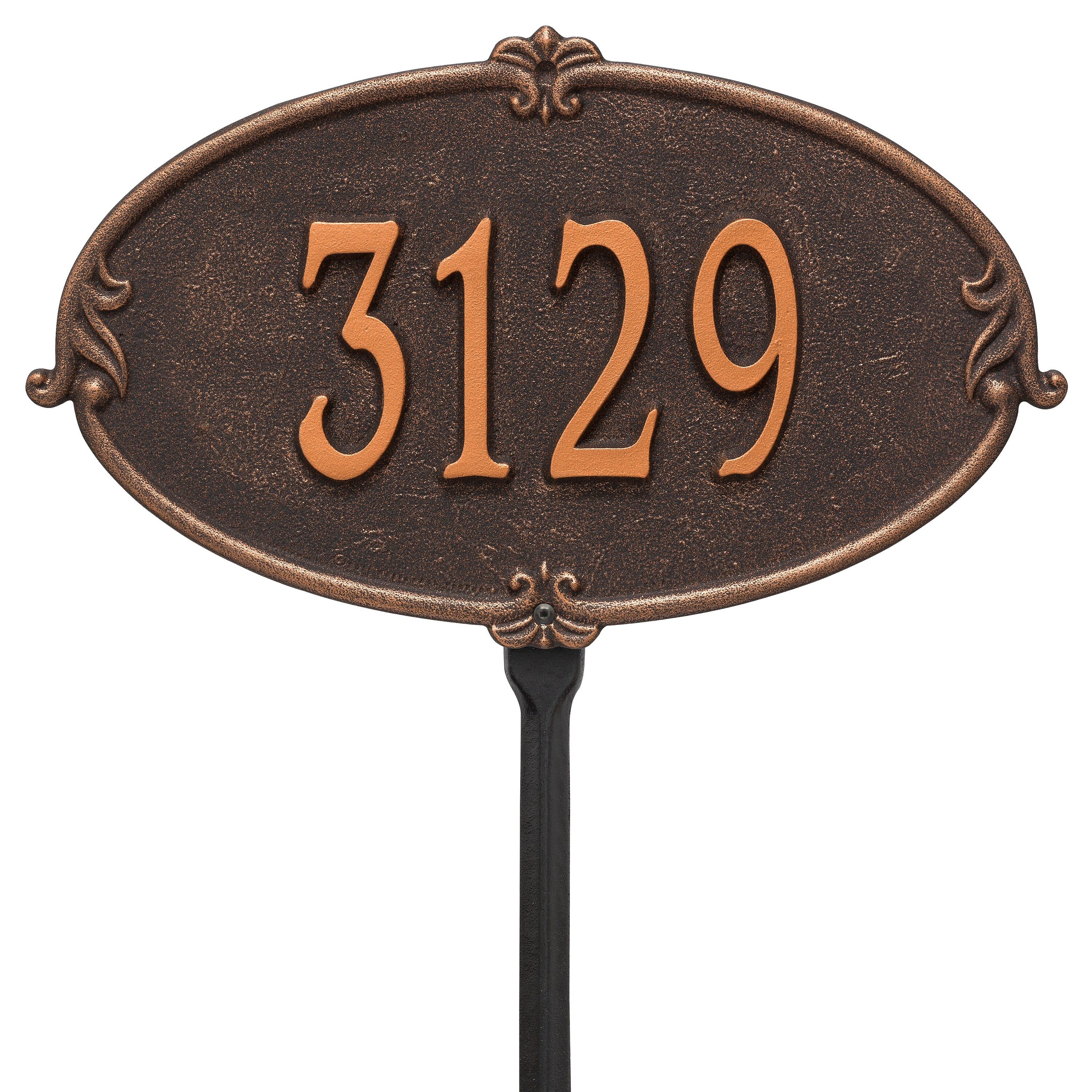 Montecarlo Standard Lawn Address Plaque