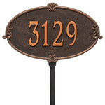 Montecarlo Standard Lawn Address Plaque