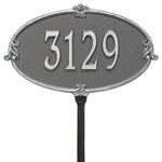 Montecarlo Standard Lawn Address Plaque