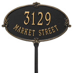 Montecarlo Standard Lawn Address Plaque