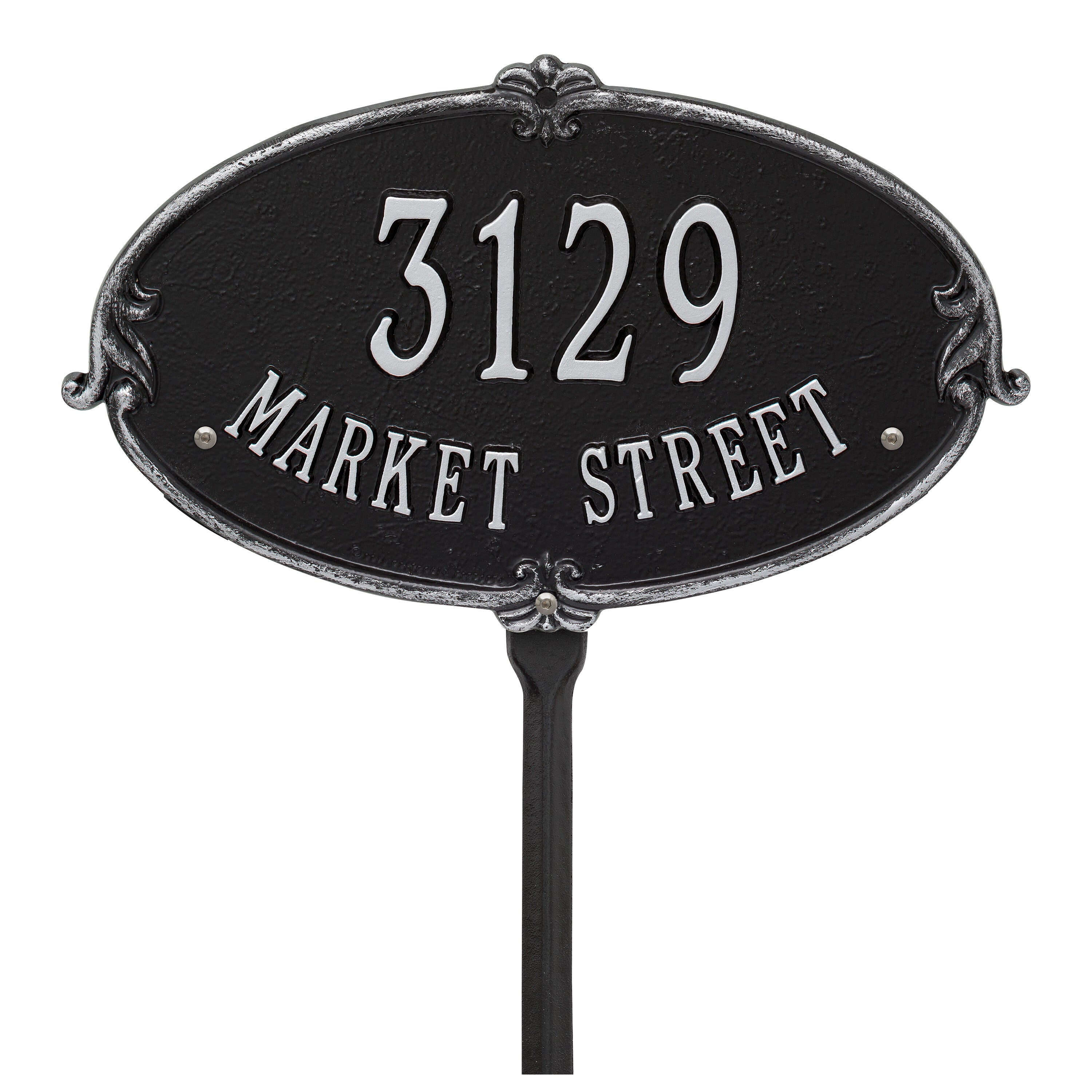 Montecarlo Standard Lawn Address Plaque