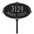 Montecarlo Standard Lawn Address Plaque