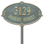 Montecarlo Standard Lawn Address Plaque