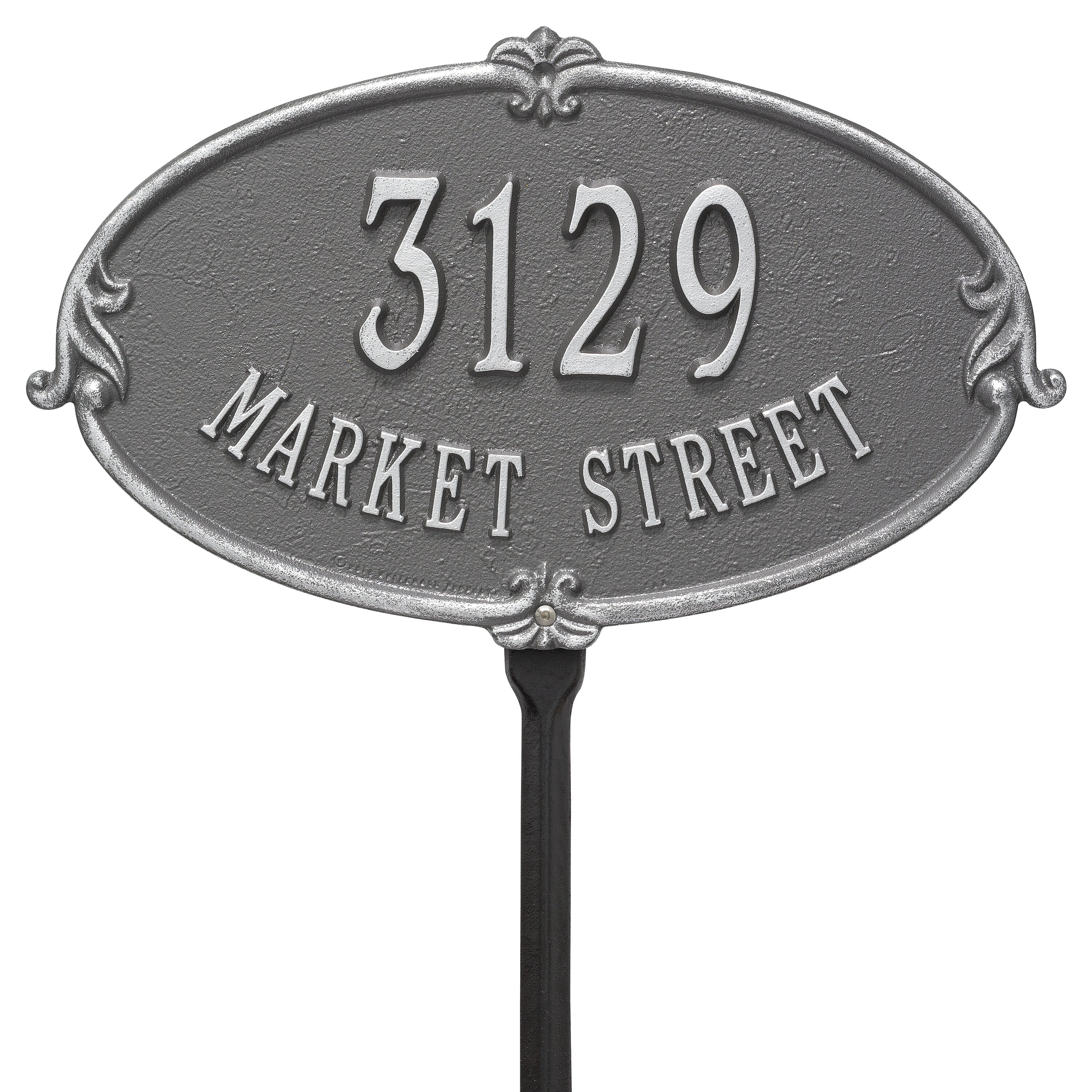 Montecarlo Standard Lawn Address Plaque