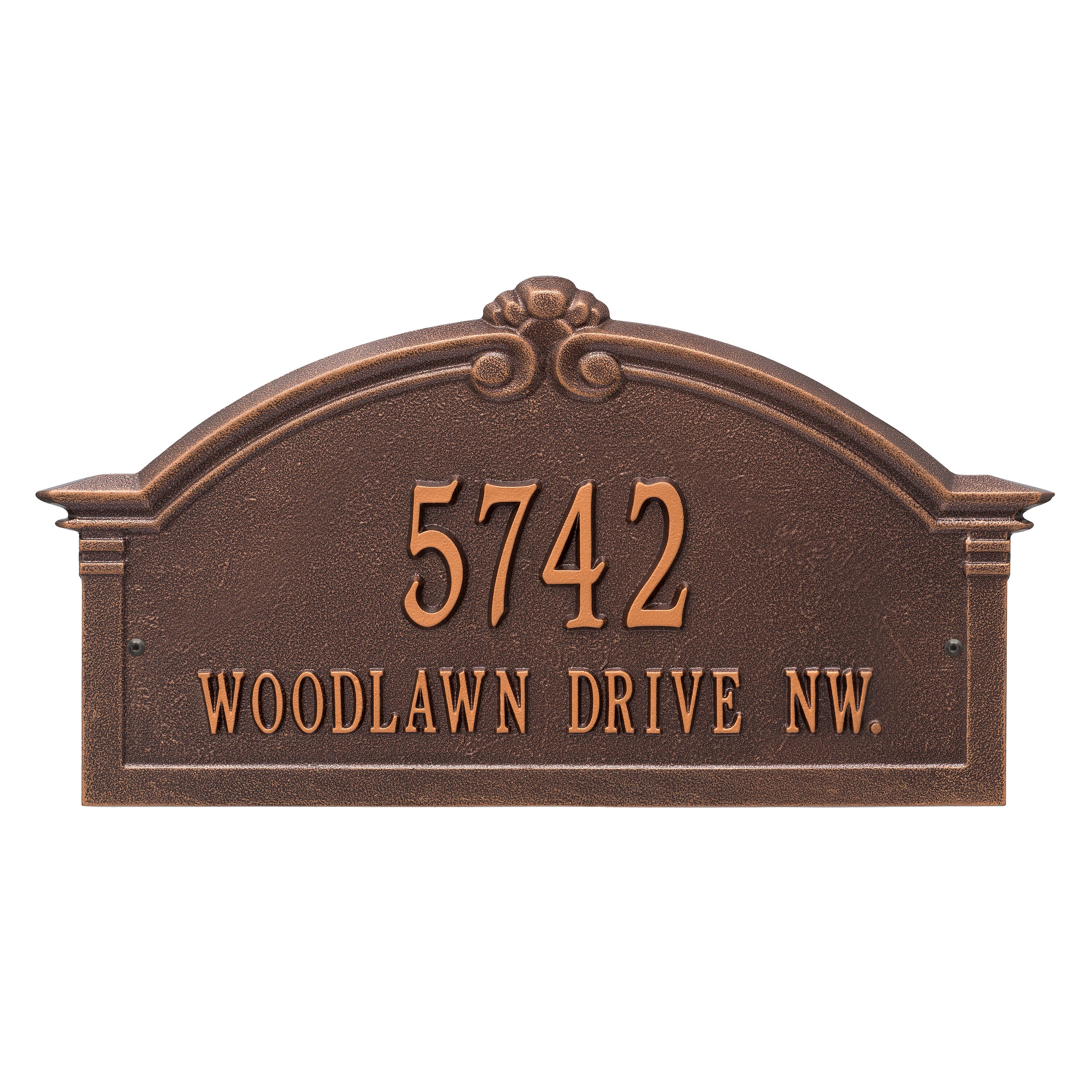 Roselyn Arch Grande Wall Address Plaque