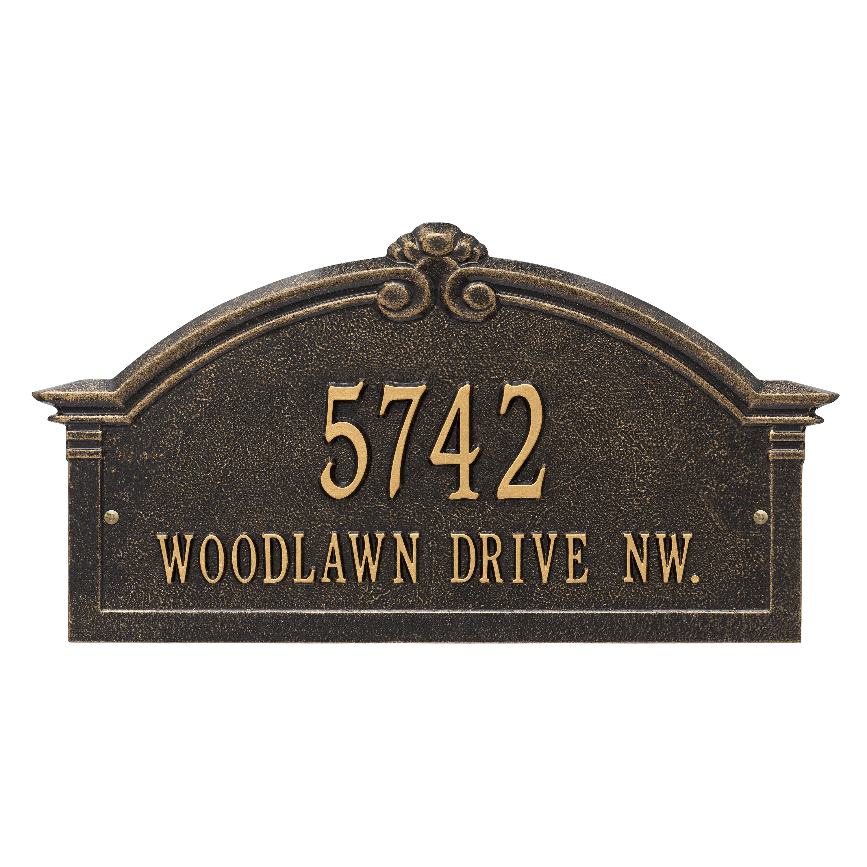Roselyn Arch Grande Wall Address Plaque