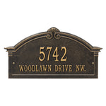Roselyn Arch Grande Wall Address Plaque